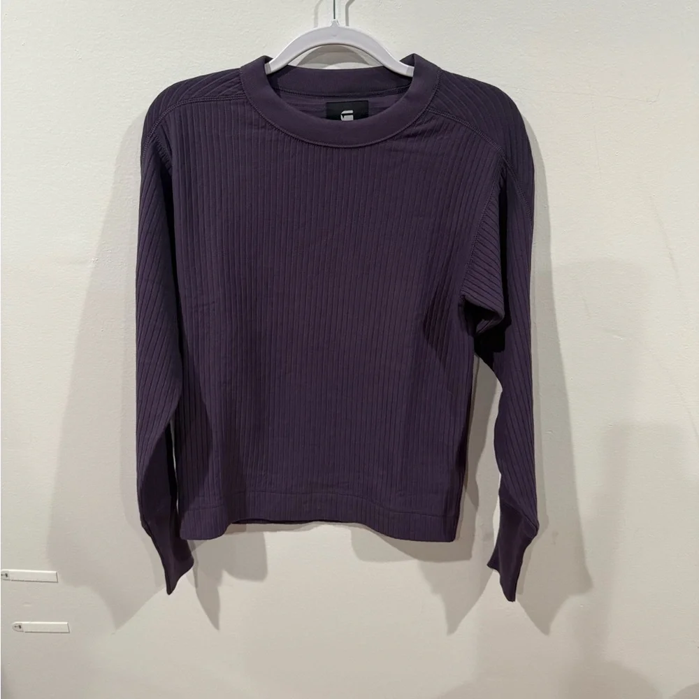 NWT - G Star Raw Women Swedish Army Ribbed Crew Sweater - Picture 3 of 6